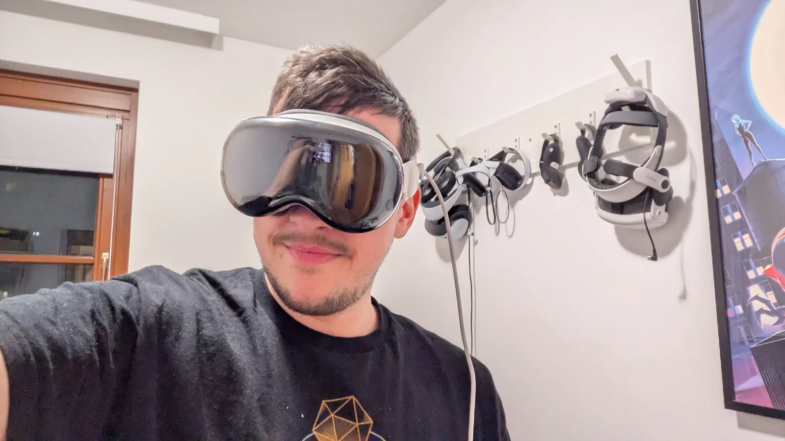 Georgi Kostov trying an Apple Vision Pro headset